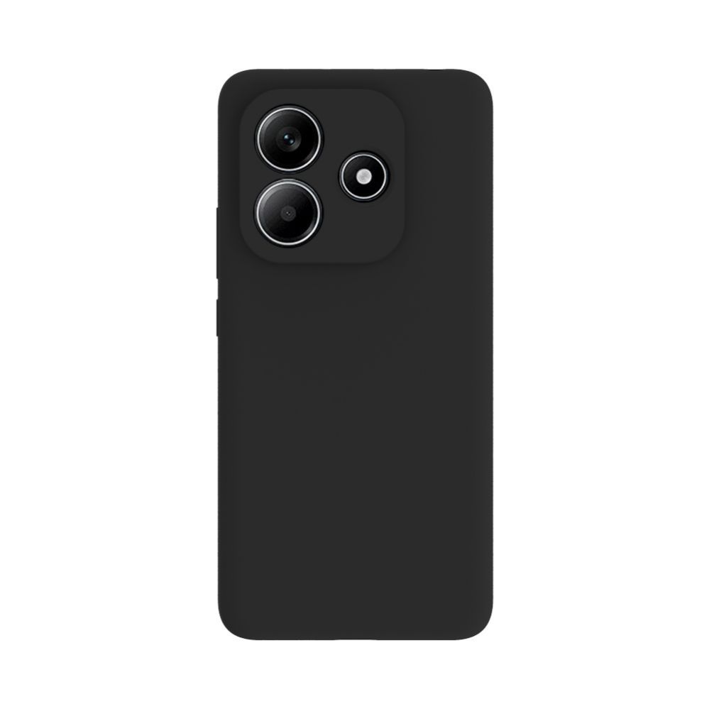 Back panel cover Evelatus Xiaomi Redmi Note 14 Premium Magnetic Soft Touch Silicone Case Black