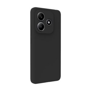 Nugarėlės dėklai Evelatus Xiaomi Redmi Note 14 Premium Magnetic Soft Touch Silicone Case Black