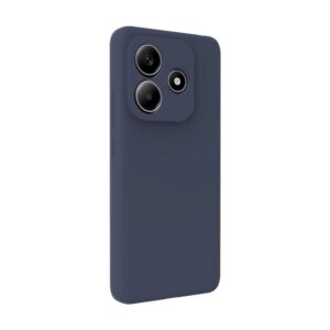 Nugarėlės dėklai Evelatus Xiaomi Redmi Note 14 Premium Magnetic Soft Touch Silicone Case Dark Blue