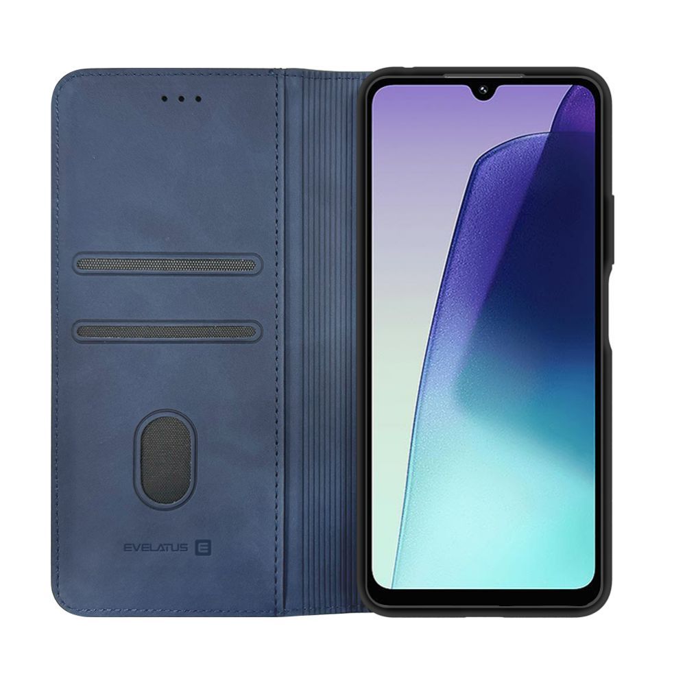 Kaaned - kaaned Evelatus Xiaomi Redmi 14C 4G/ 14C 5G / Redmi A4 / POCO C75 Book Case Dark Blue
