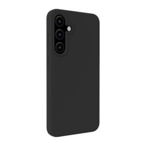Back panel cover Evelatus Samsung Galaxy S25 Plus Premium Magnetic Soft Touch Silicone Case Black