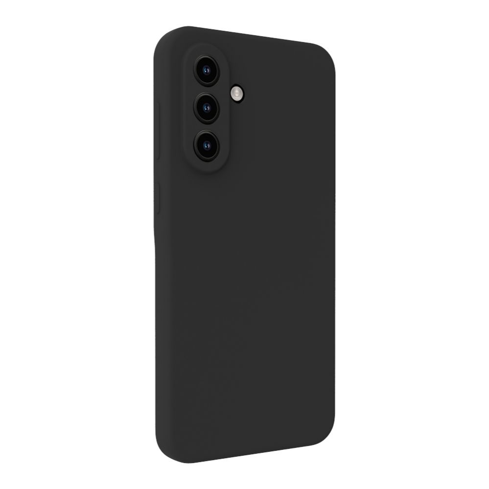 Back panel cover Evelatus Samsung Galaxy A36 Premium Magnetic Soft Touch Silicone Case Black