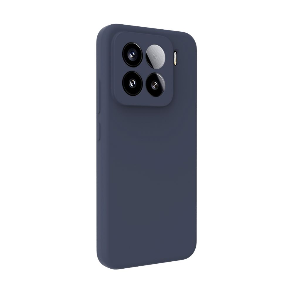 Back panel cover Evelatus Xiaomi 15 Premium Magnetic Soft Touch Silicone Case Dark Blue