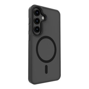 Back panel cover Evelatus Samsung Galaxy S25 Hybird Case With Magnetic PC+TPU Black