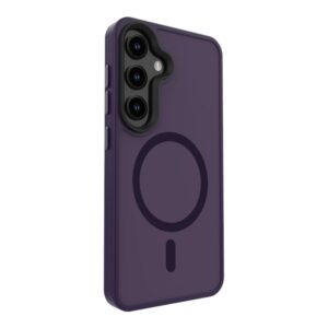 Aizmugurējais vāciņš Evelatus Samsung Galaxy S25 Hybird Case With Magnetic PC+TPU Purple