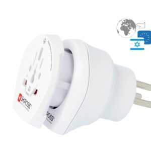 Adaptrid Skross  Travel adapter CO W to ISR White
