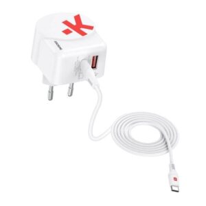 Adaptrid Skross  USB Charger AC45PD + USB-C cable USB charger 45 W Indoors, Mains socket Max. output current 4.05 A USB 3.2 White