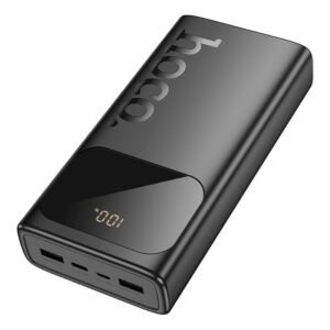 Ārējais akumulators Hoco  J144A Hymn power bank(30000mAh) SB-A1/USB-A2: 5V/2A USB-C/Micro: 5V/2A Black