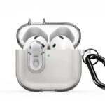 Maciņš austiņām Dux Ducis Apple AirPods 4 PECL Series PC+TPU Cover with Hook Grey