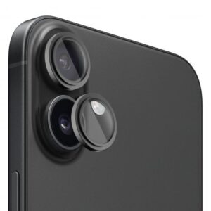Protective glass Evelatus Apple iPhone 16 / 16 Plus Camera Lens Protector Armor Black