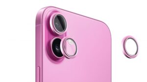 Apsauginiai stiklai Evelatus Apple iPhone 16 / 16 Plus Camera Lens Protector Armor Pink