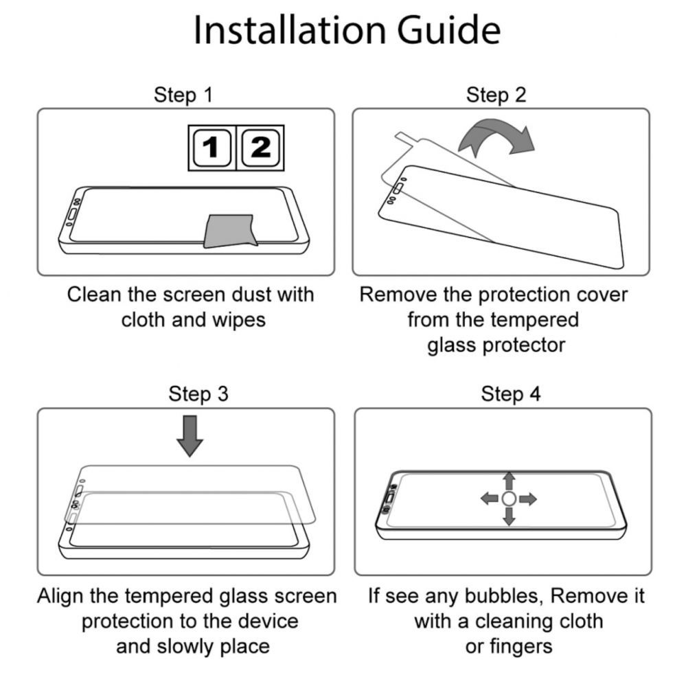 Protective glass iLike Samsung Galaxy S24 FE X2 Super Set 2.5D Edge Full face Tempered Glass + Camera Glass