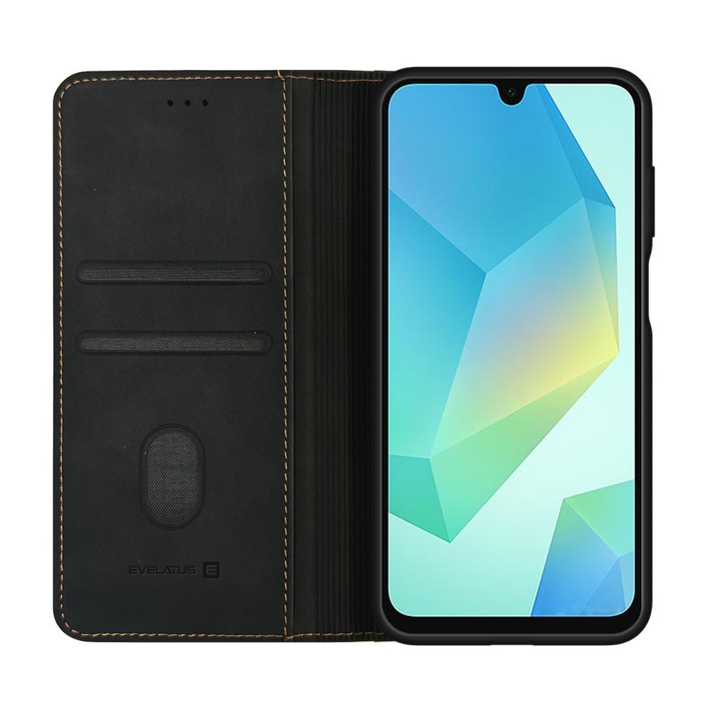 Atveramie maciņi Evelatus Samsung Galaxy A26 Book Case Folio Black