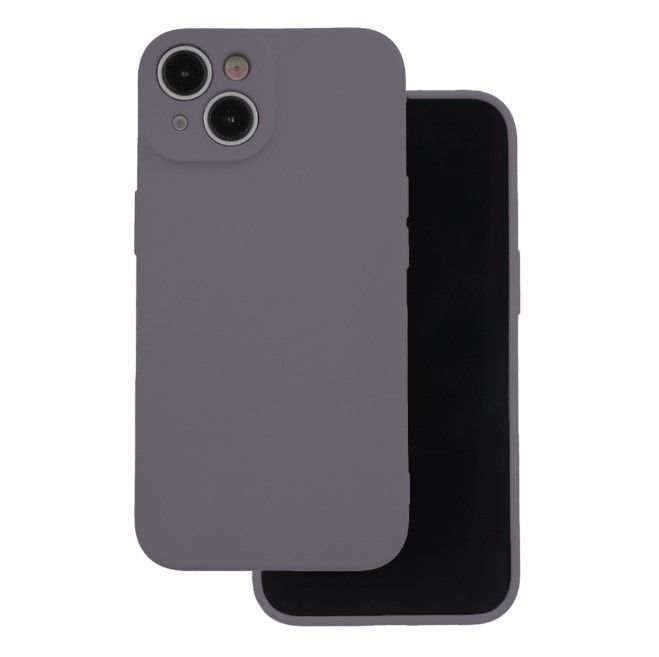 Tagakaaned iLike Apple Phone 12 / 12 Pro 6,1 Silicon case Dark Grey