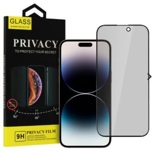Apsauginiai stiklai iLike Apple IPHONE 14 / 13 / 13PRO/ 16E Tempered Privacy Glass Black