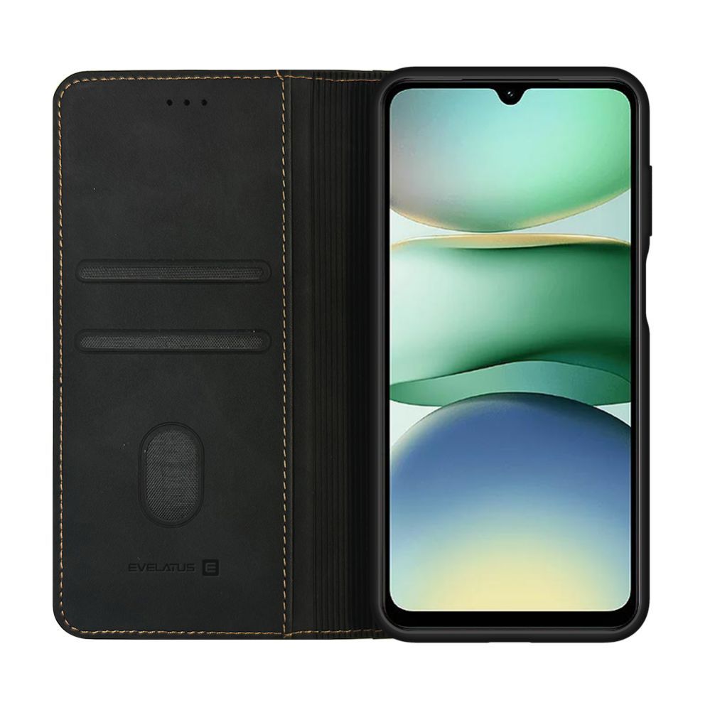 Kaaned - kaaned Evelatus Xiaomi Redmi A5 4G (171.7 x 77.8 x 8.26) Book Case Folio Black
