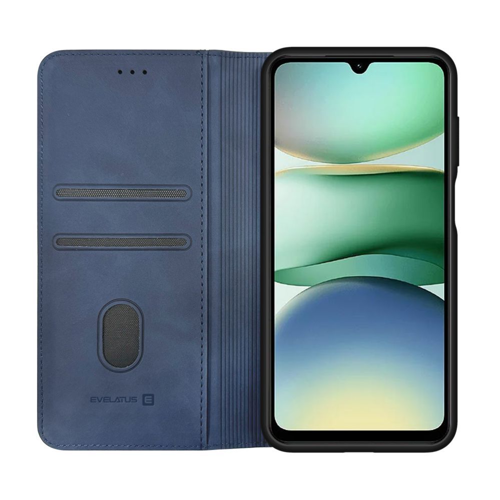 Kaaned - kaaned Evelatus Xiaomi Redmi A5 4G (171.7 x 77.8 x 8.26) Book Case Folio Dark Blue