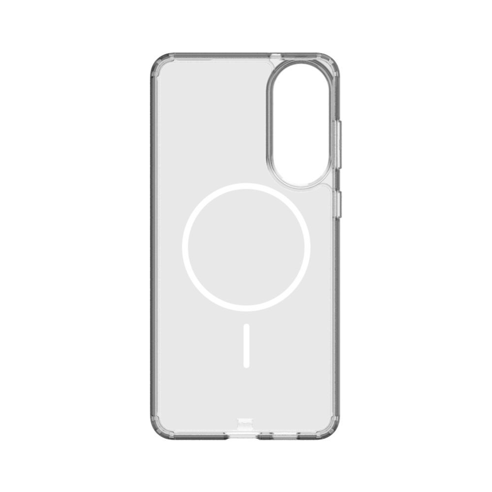 Back panel cover Evelatus Samsung Galaxy S25 Edge Clear Case MagSafe Silicone Transparent