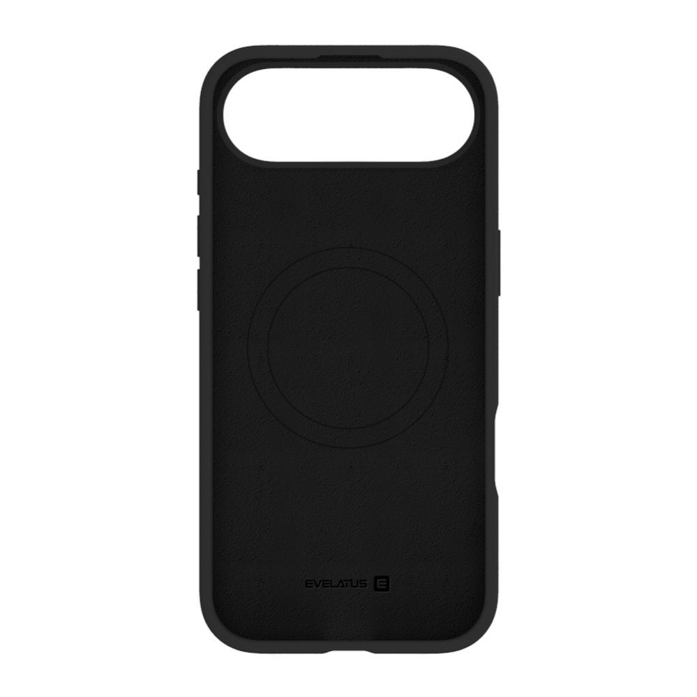 Back panel cover Evelatus Apple iPhone 17 Air Premium Magsafe Soft Touch Silicone Case Black