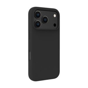 Back panel cover Evelatus Apple iPhone 17 Pro Premium Magsafe Soft Touch Silicone Case Black