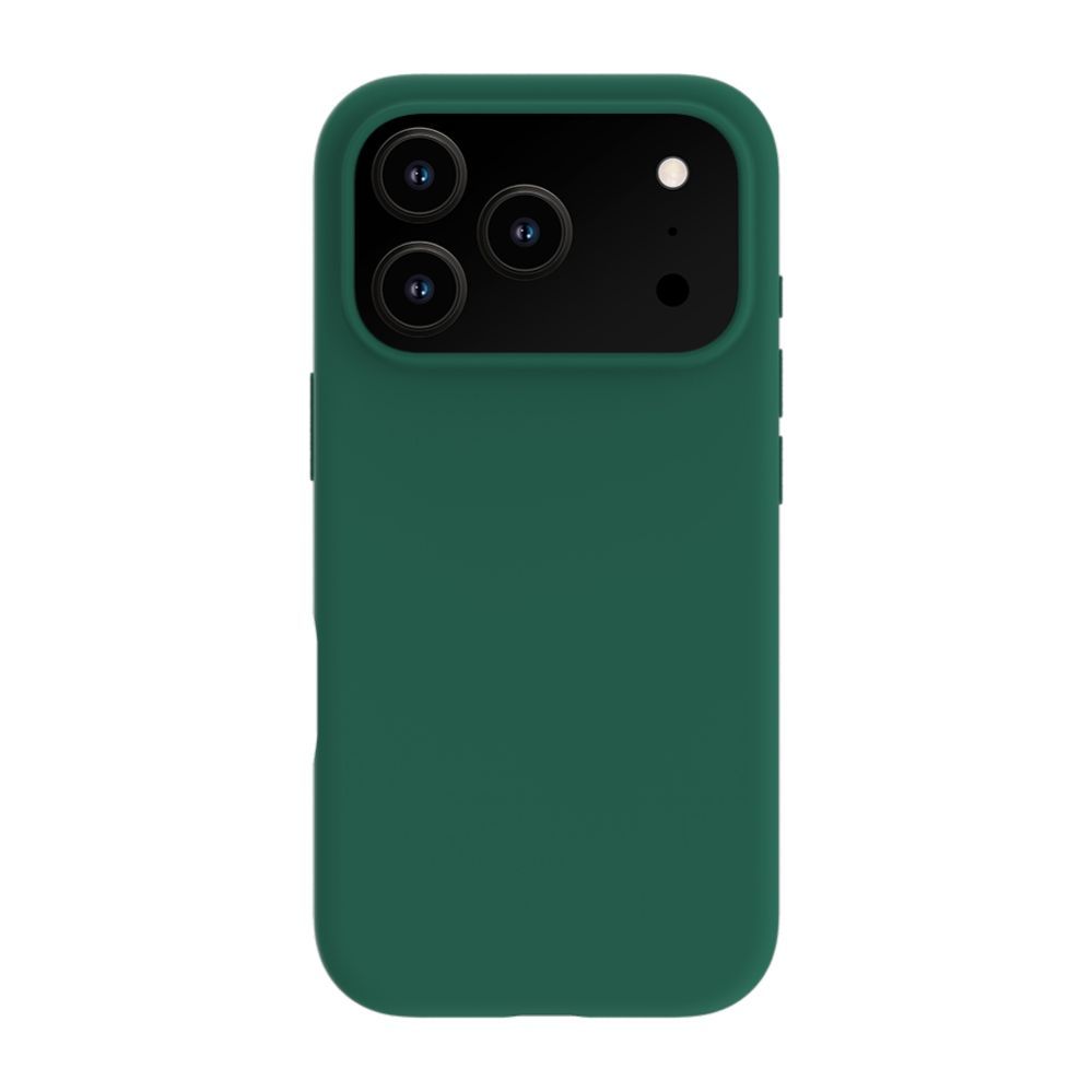 Back panel cover Evelatus Apple iPhone 17 Pro Premium Magsafe Soft Touch Silicone Case Atrovirens