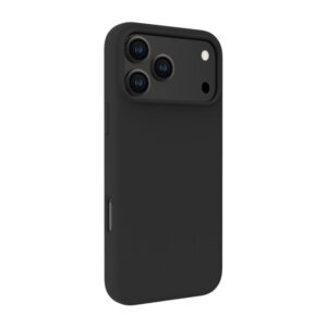 Back panel cover Evelatus Apple iPhone 17 Pro Max Premium Magsafe Soft Touch Silicone Case Black