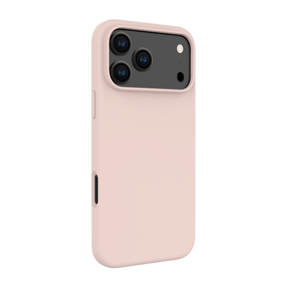 Back panel cover Evelatus Apple iPhone 17 Pro Max Premium Magsafe Soft Touch Silicone Case Pink Sand