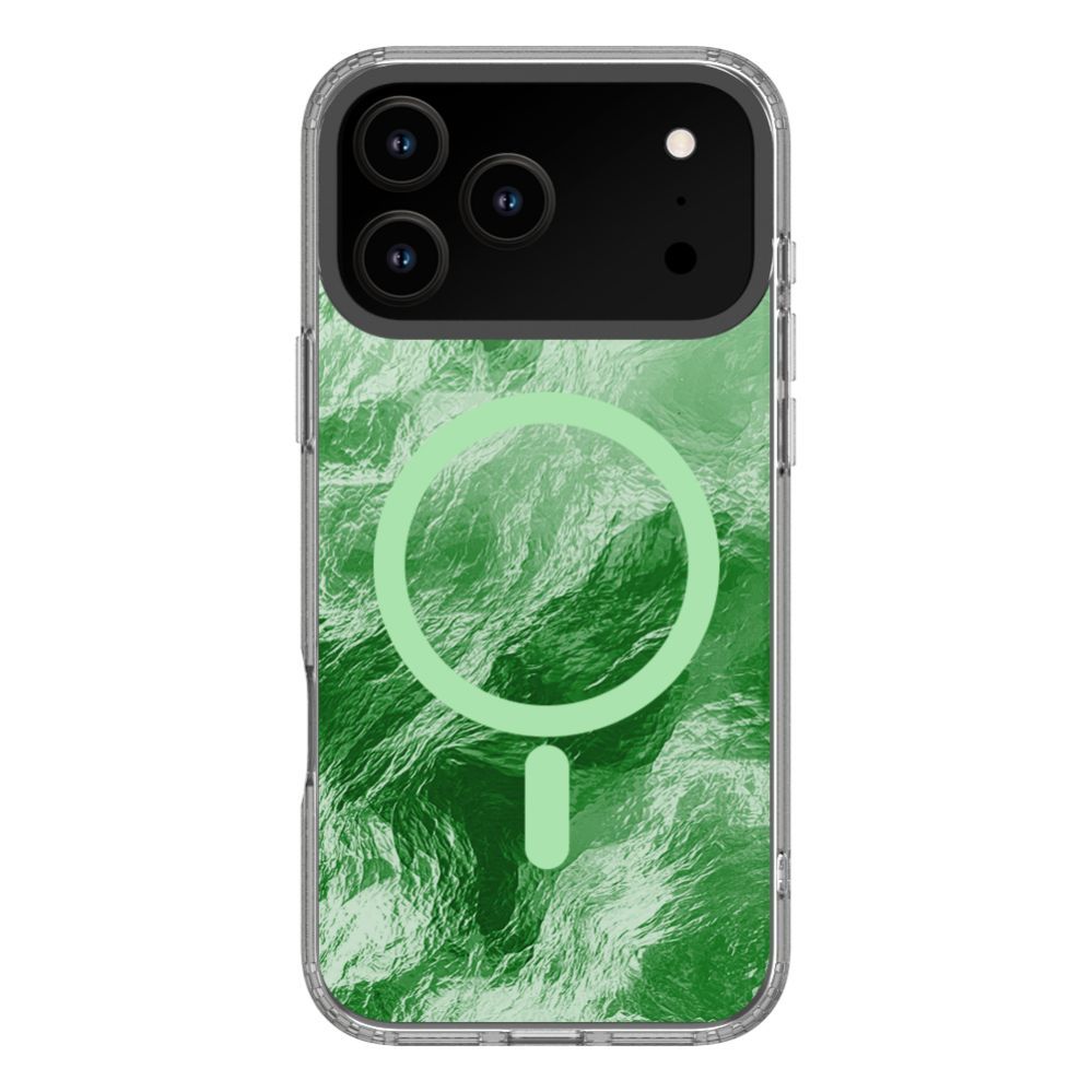Back panel cover Evelatus Apple iPhone 17 Pro Max IMD Glacier Case with Magsafe Green