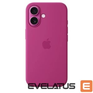 Back panel cover Apple - MYY53ZM/A Apple Silicone Magsafe Cover for iPhone 16 Fuchsia