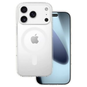 Nugarėlės dėklai iLike Apple iPhone 17 Pro Max Acrylic Magsafe Case Transparent