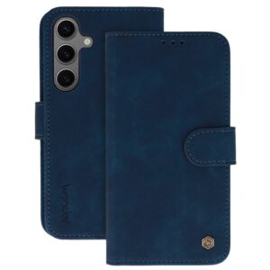 Knygos tipo dėklas dėklai iLike Samsung Galaxy A17 5G Wonder Fancy Holster Case Navy Blue