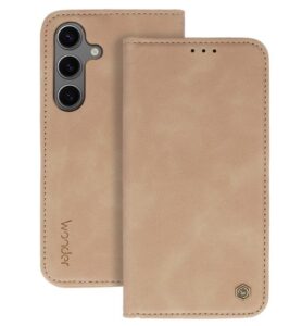 Knygos tipo dėklas dėklai iLike Samsung Galaxy A17 5G Wonder Smart holster Case Brown