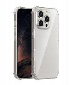 Nugarėlės dėklai iLike Apple iPhone 17 Air Anti Shock 1,5 mm case Transparent