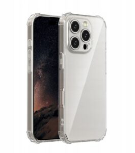 Nugarėlės dėklai iLike Apple iPhone 17 Pro Max Anti Shock 1,5 mm case Transparent