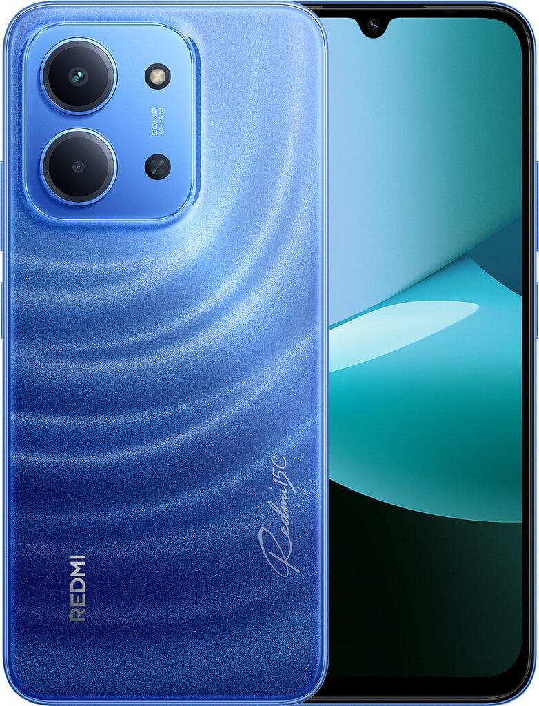 Nutitelefon Xiaomi Redmi 15C Moonlight Blue 4GB RAM 256GB ROM