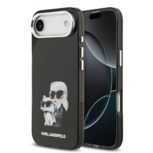 Nugarėlės dėklai Karl Lagerfeld Apple iPhone Air Silicone case IML Aquarelle K&C Logo Black