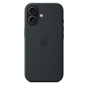 Back panel cover Apple - iPhone 17 Silicone Case with MagSafe - Black Black