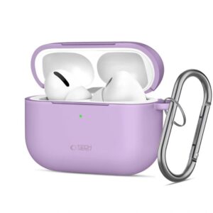 Headphone case Tech-Protect Apple AIRPODS PRO 3 SILICONE HOOK Lavender