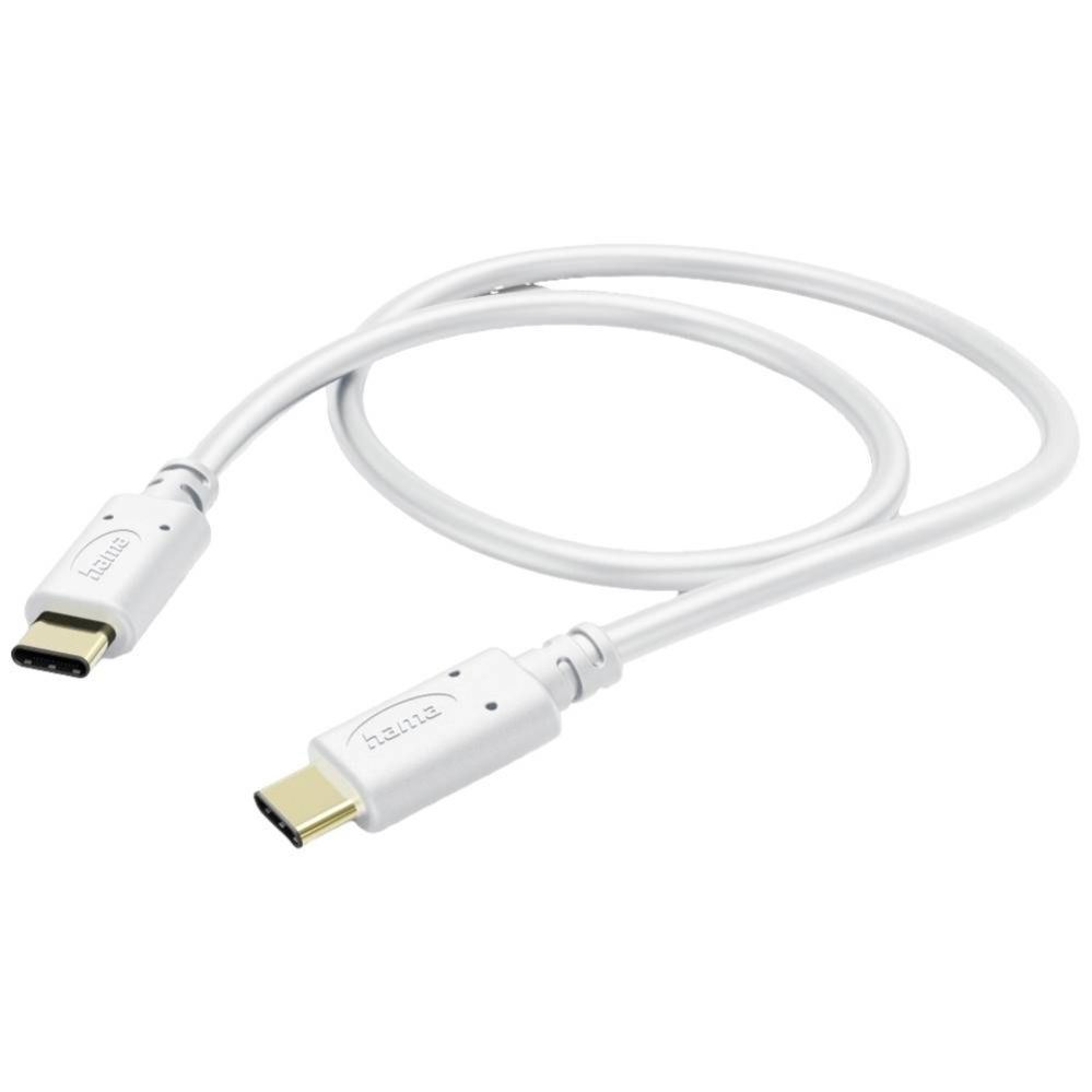 Cable Hama Charging Cable USB-C to USB-C 1.5m White