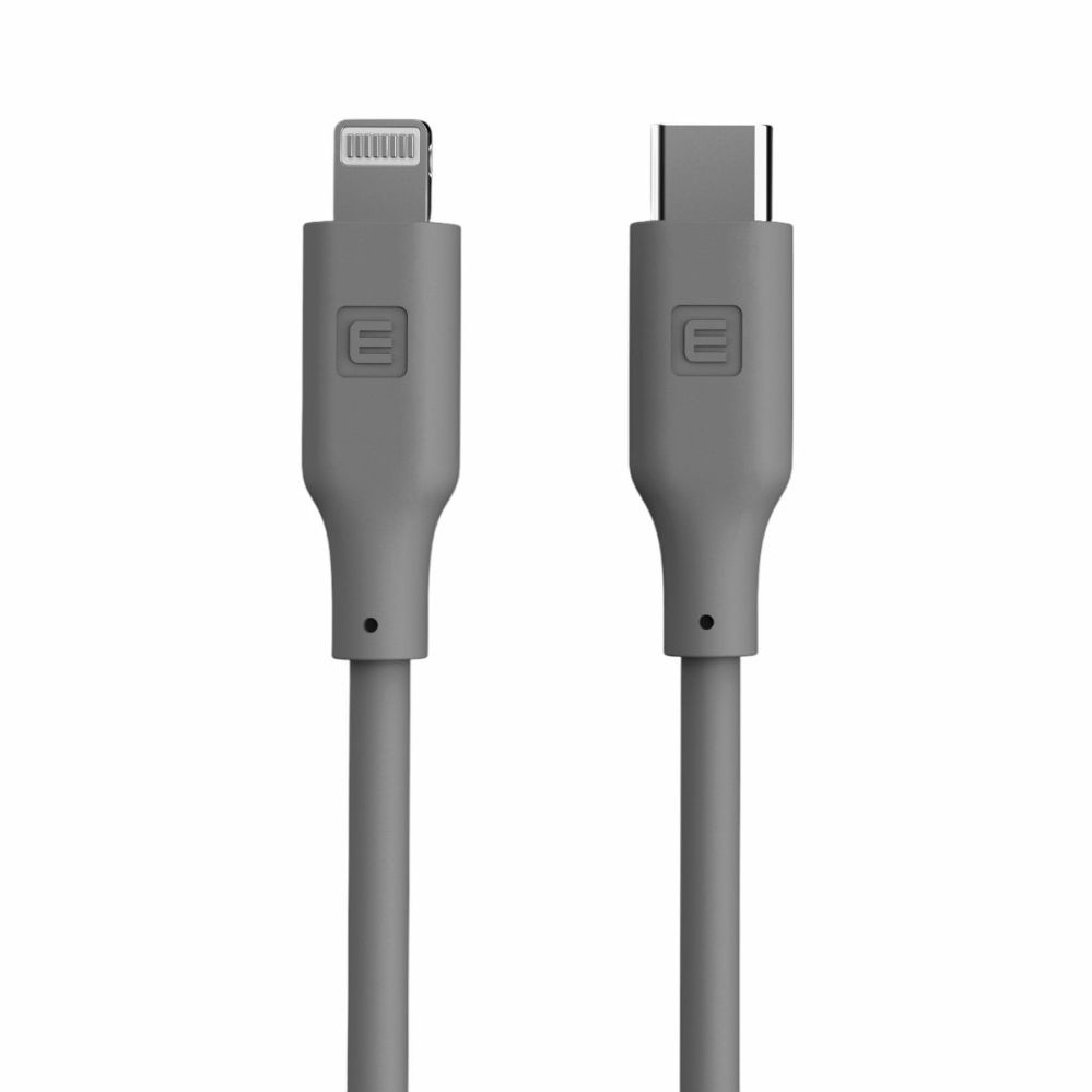 Cable Evelatus Evelatus USB C to Lightning Silicone Cable 1.2M (MFI10CL) 60W / 20V3A Grey