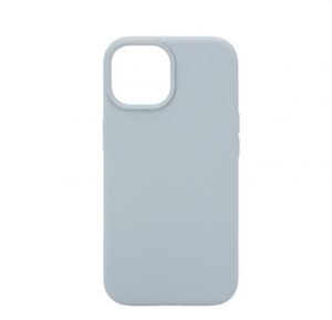Back panel cover Connect Samsung Galaxy A15 Premium Quality Soft Touch Silicone Case Grey Blue