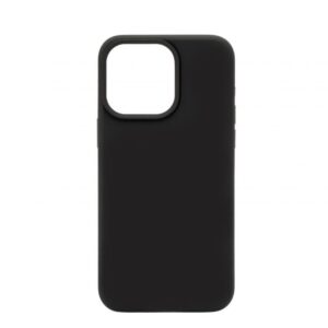 Back panel cover Connect Apple iPhone 13 Pro Premium Magsafe Soft Touch Silicone Case New Function Black