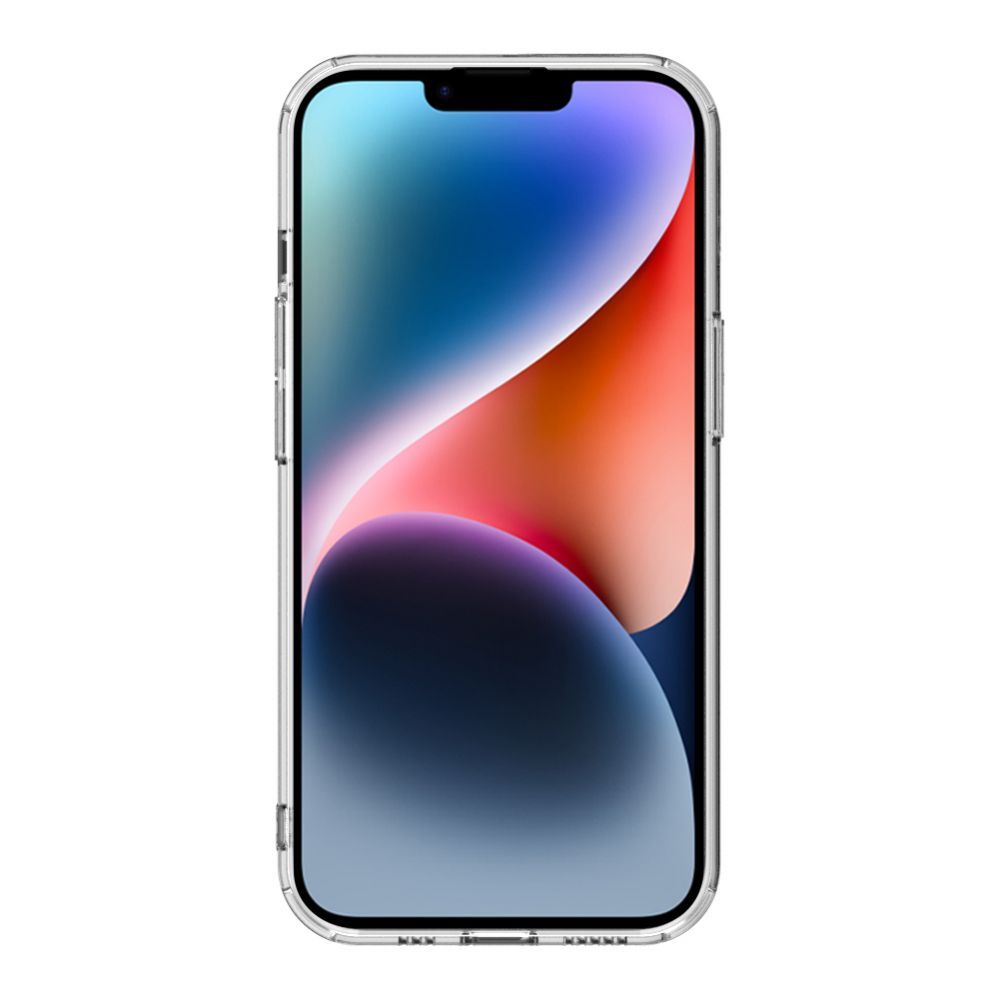 Back panel cover Connect Apple iPhone 15 Clear Case With Magnetic and Camera Protection Transparent