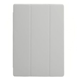 Back panel cover Connect Samsung Galaxy Tab S9 Tablet case with imitate microfiber inside Silver