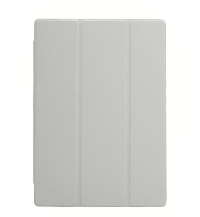 Back panel cover Connect Samsung Galaxy Tab S9 Tablet case with imitate microfiber inside Silver