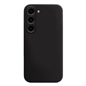Back panel cover Evelatus Samsung Galaxy A35 Premium Soft Touch Silicone Case Black