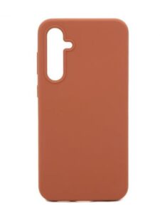 Nugarėlės dėklai Evelatus Samsung Galaxy S24 Premium Soft Touch Silicone Case Brown