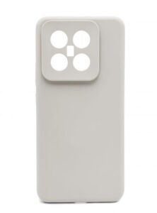 Back panel cover Evelatus Xiaomi Poco X6 Pro Premium Soft Touch Silicone Case Grey