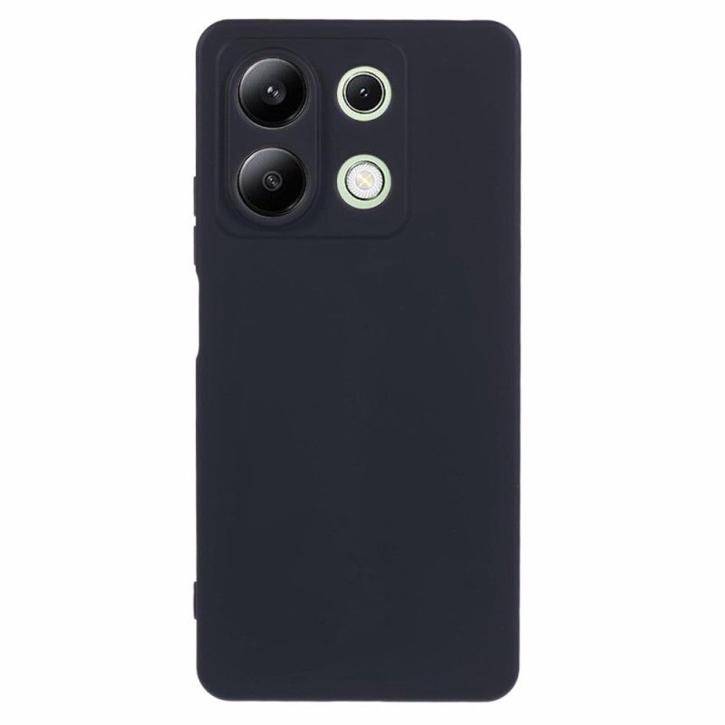 Back panel cover Connect Xiaomi Redmi Note 13 5G Premium Quality Soft Touch Silicone Case Black