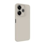 Nugarėlės dėklai Connect Xiaomi Redmi Note 13 Pro Premium Quality Soft Touch Silicone Case Silver